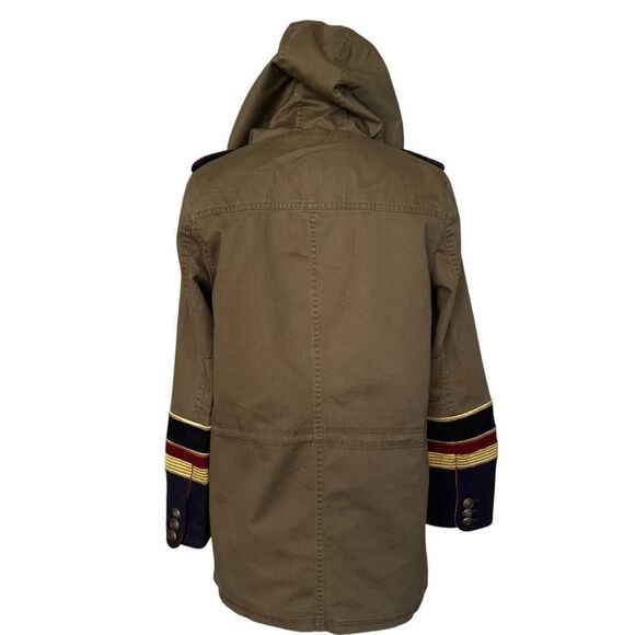 Blank NYC Olive Utility Jacket with Embroidered Patches Size XS - Picture 5 of 10